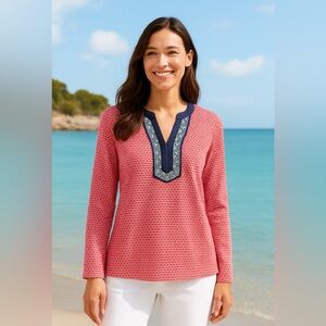 Talbots Long Sleeve Cotton Tee